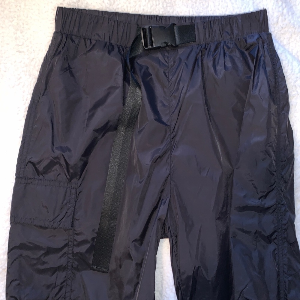 Black jogger cargo pants